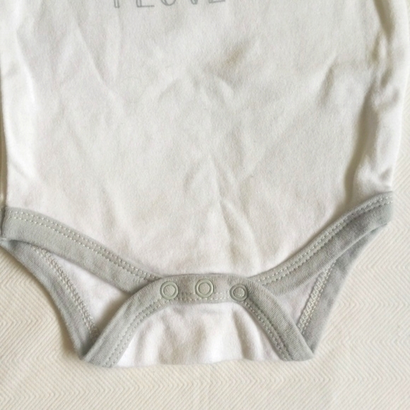 kyle & deena neutral sheep graphic bodysuit diaper shirt 0-3 months baby unisex - Picture 3 of 6